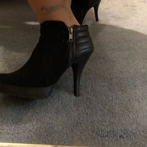 Black ankle boots